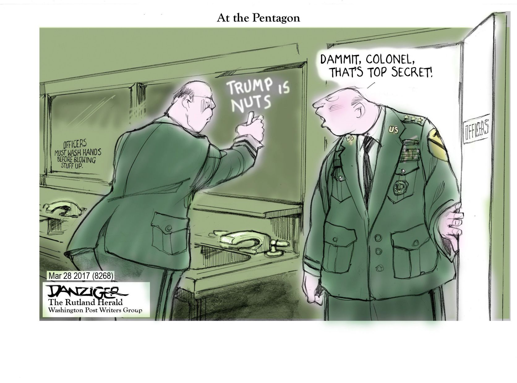 Jeff Danziger editorial cartoon